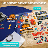 Basketball Iron-On Transfer Pack
