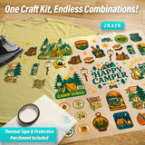Camping & Outdoors Iron-On Transfer Pack