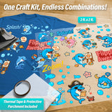 Dolphins Iron-On Transfer Pack