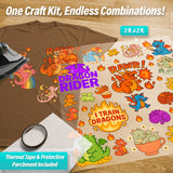 Dragons Iron-On Transfer Pack