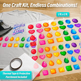 Gemstones Iron-On Transfer Pack