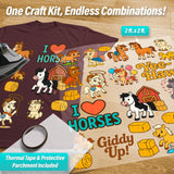 Horses Iron-On Transfer Pack