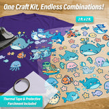Ocean & Sea Life Iron-On Transfer Pack