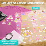 Princesses Iron-On Transfer Pack