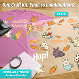 Rabbits Iron-On Transfer Pack