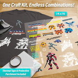 Robots Iron-On Transfer Pack
