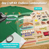 Safari Iron-On Transfer Pack