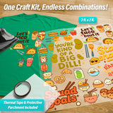 Savory Food with Faces Iron-On Transfer Pack