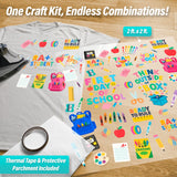 School Supplies Iron-On Transfer Pack