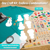 Build a Snowman Iron-On Transfer Pack