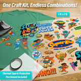 Superheroes Iron-On Transfer Pack