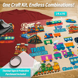 Trains Iron-On Transfer Pack