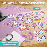 Unicorns Iron-On Transfer Pack