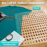 Dinosaurs Letters & Symbols Iron-On Transfer Pack