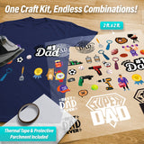 Father's Day Iron-On Transfer Pack