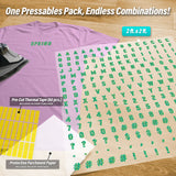 Spring 2 Lettering Iron-On Transfer Pack