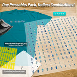 Weather Lettering Iron-On Transfer Pack