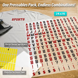 Sports Lettering Iron-On Transfer Pack