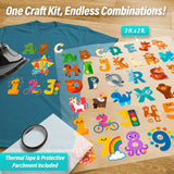 Alphabet & Numbers Iron-On Transfer Pack