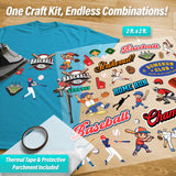 Baseball Iron-On Transfer Pack