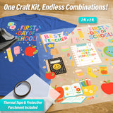 Back to School Iron-On Transfer Pack