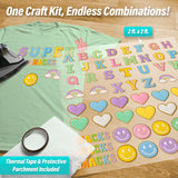Pastel Patches Iron-On Transfer Pack