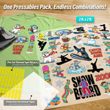 Snowboarding Iron-On Transfer Pack