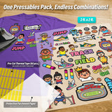 Track & Field Iron-On Transfer Pack
