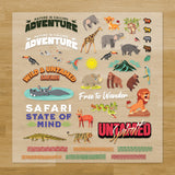 Safari Iron-On Transfer Pack