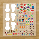 Build a Snowman Iron-On Transfer Pack