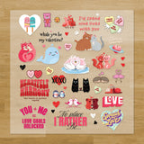 Valentine's Day Iron-On Transfer Pack