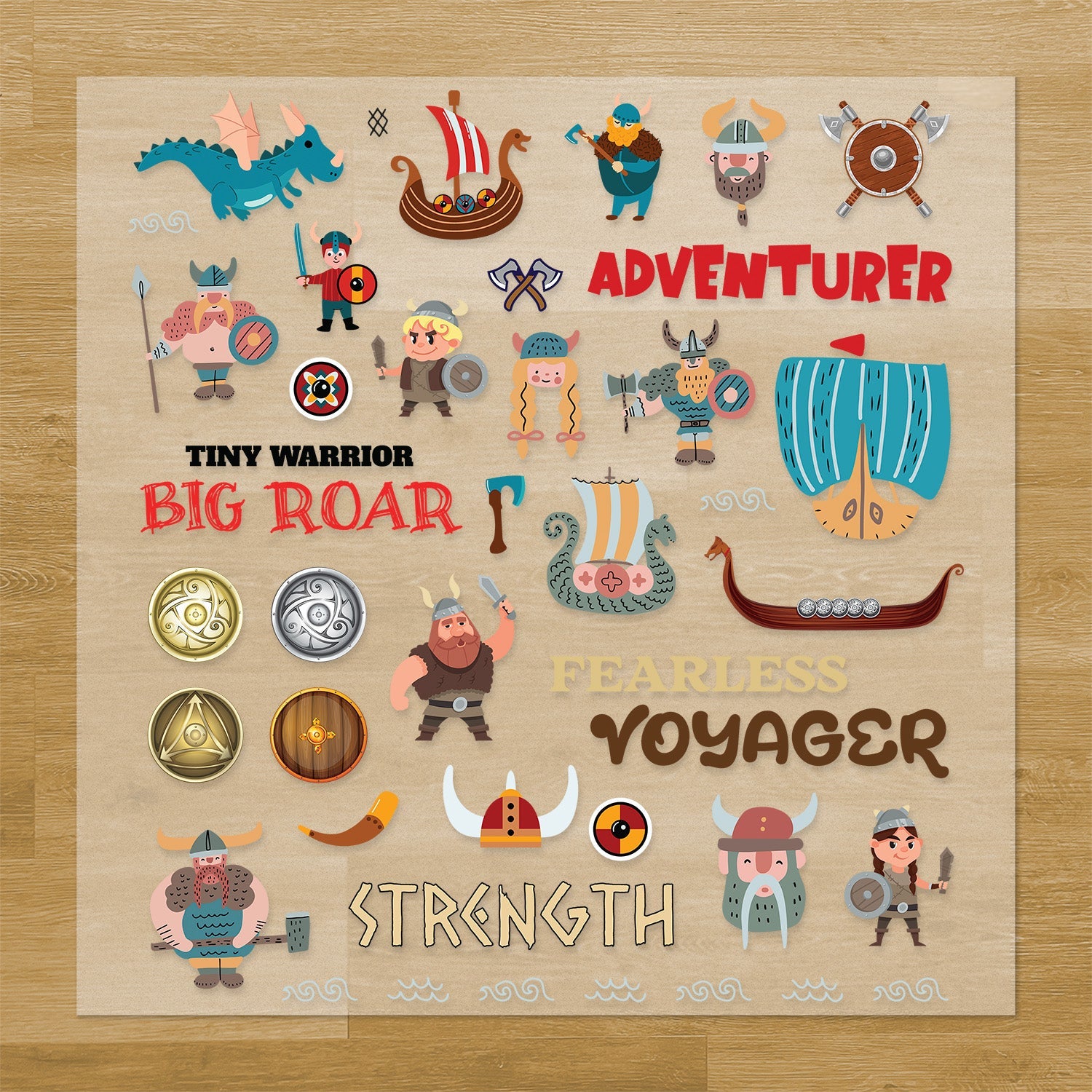 Vikings Iron-On Transfer Pack