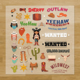 Wild West Iron-On Transfer Pack