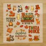 Woodland Creatures Iron-On Transfer Pack