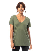 Alternative 2894B2 Ladies' Slinky-Jersey V-Neck T-Shirt