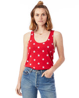 Alternative AA1927P Ladies' Meegs Printed Racerback Eco-Jersey Tank