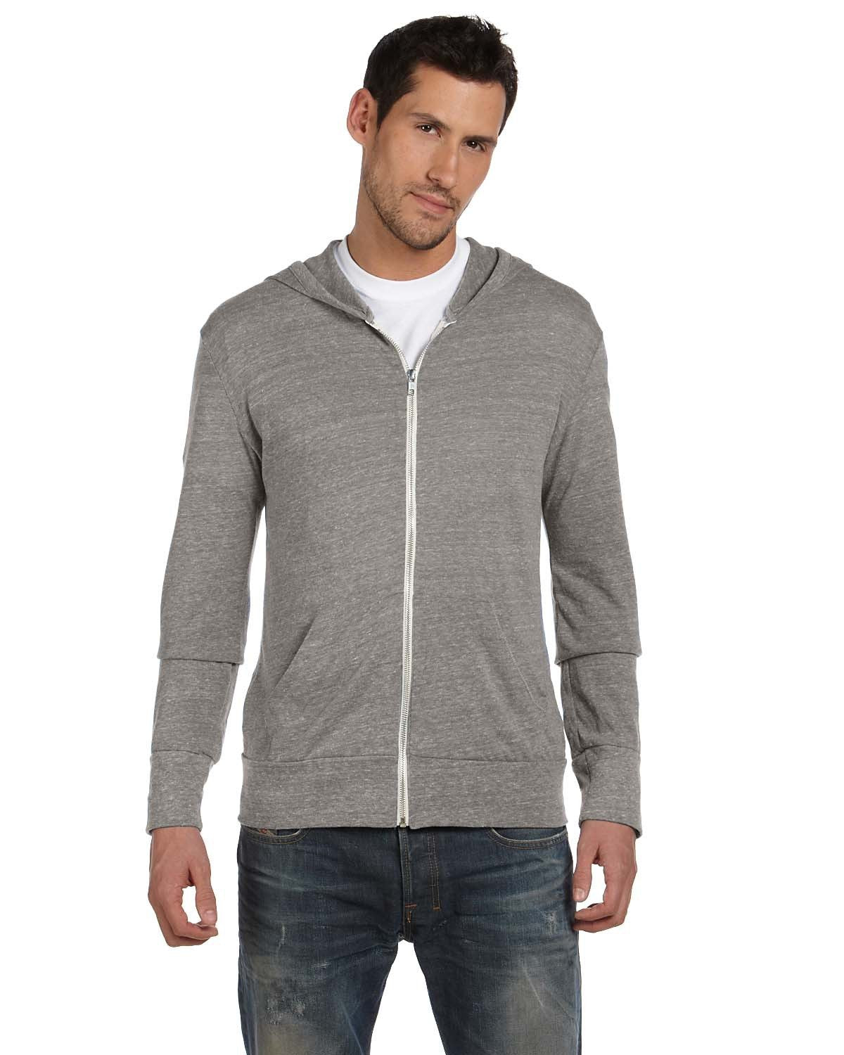Alternative AA1970 Unisex Eco - Jersey Zip Hoodie - Ninja Transfers