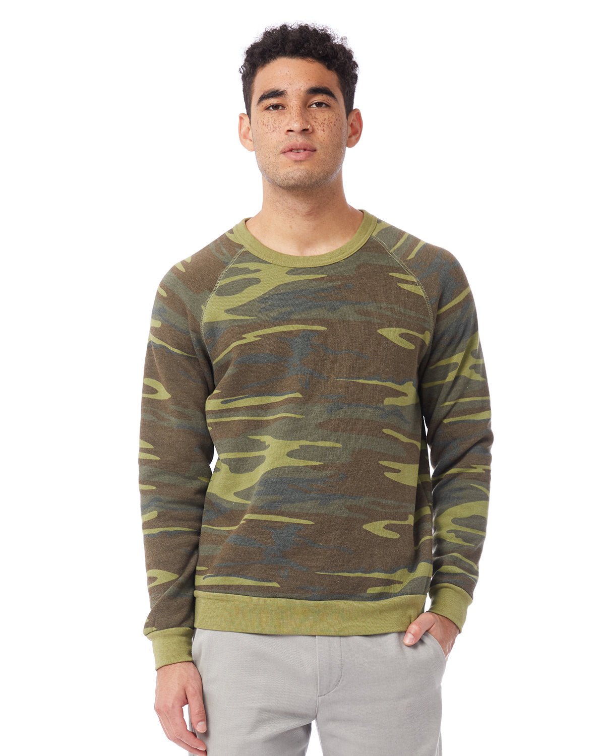 Alternative AA9575 Unisex Champ Eco - Fleece Solid Sweatshirt - Ninja Transfers