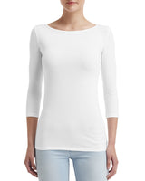 Anvil 2455L Ladies' Stretch 3/4 Sleeve T-Shirt