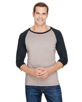Anvil 6755 Adult Triblend 3/4-Sleeve Raglan T-Shirt
