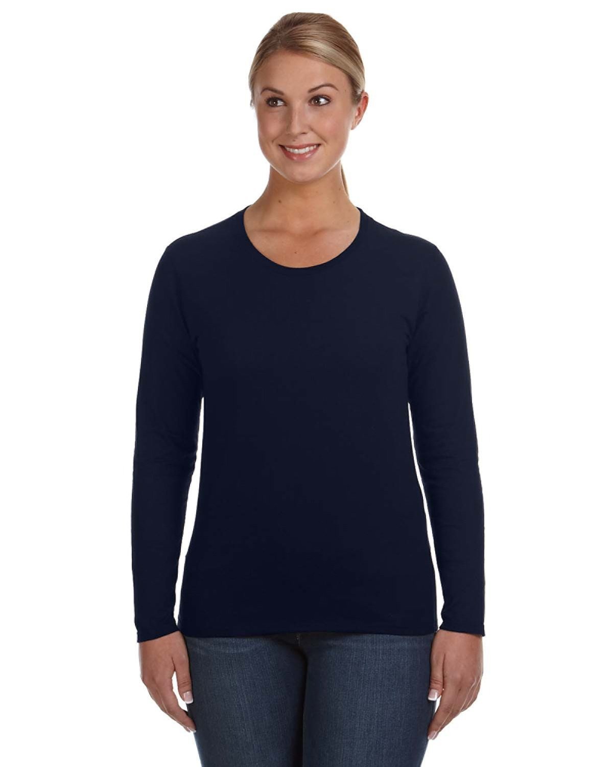 Anvil 884L Ladies' Lightweight Long-Sleeve T-Shirt