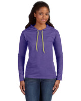 Anvil 887L Ladies' Lightweight Long-Sleeve Hooded T-Shirt