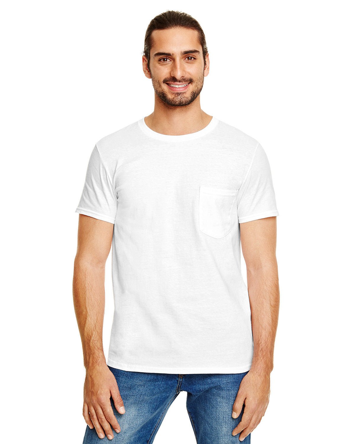 Anvil 983 Adult Lightweight Pocket T-Shirt