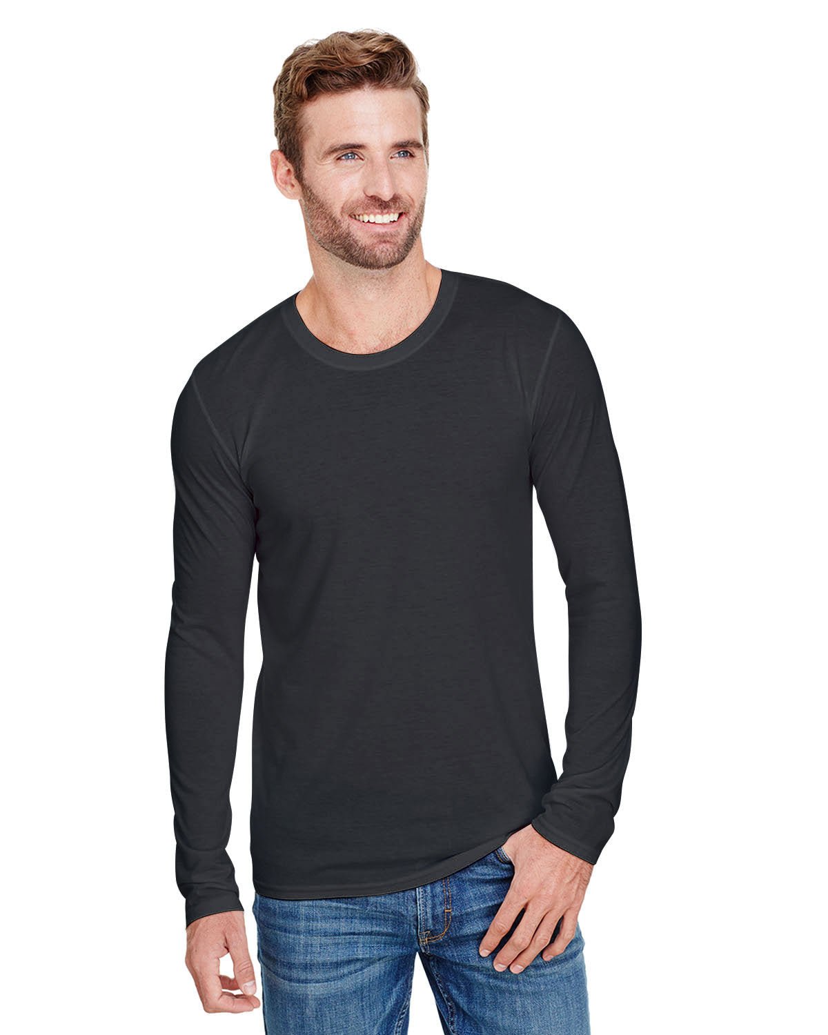 Anvil AN6740 Adult Tri-Blend Long-Sleeve T-Shirt