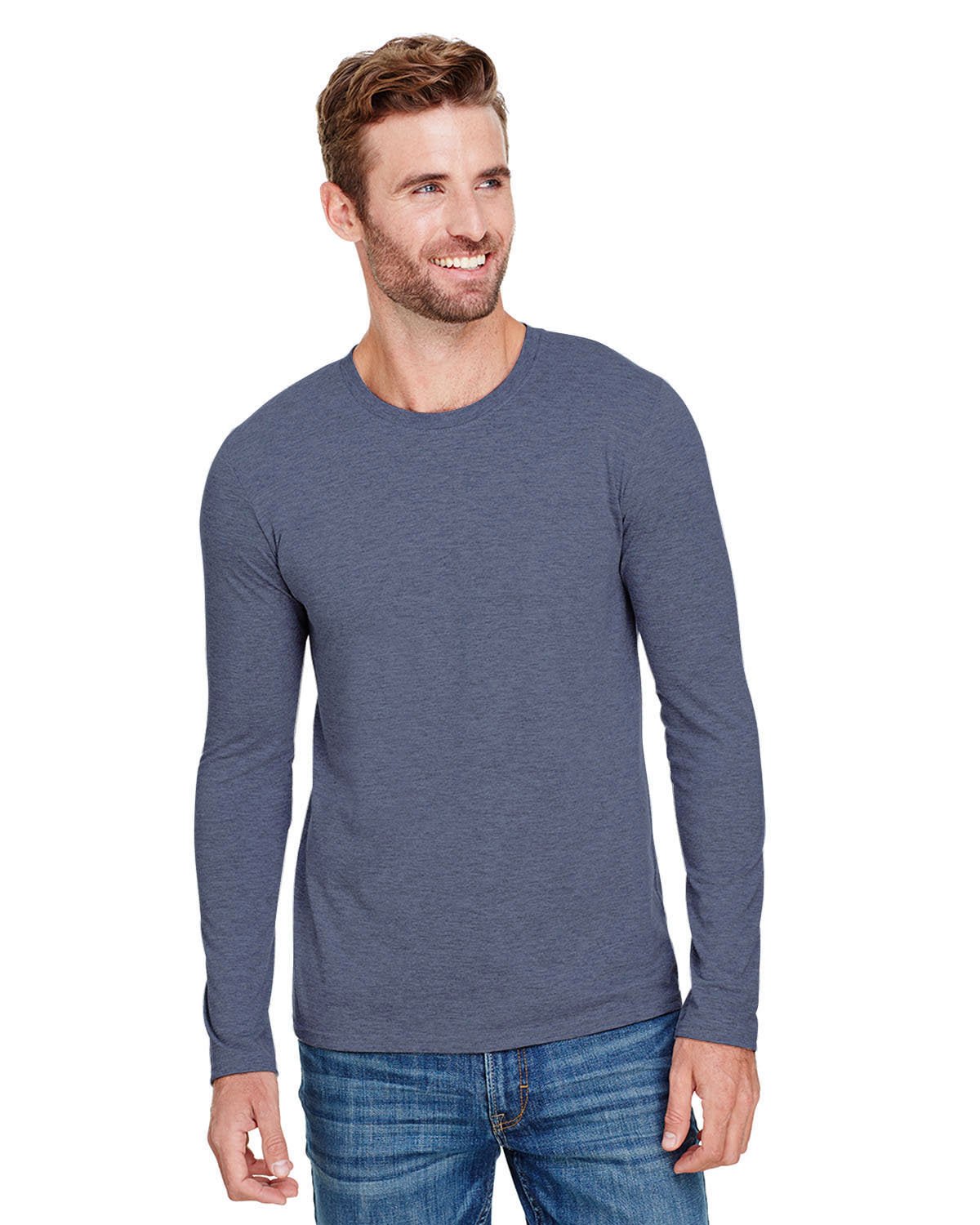 Anvil AN6740 Adult Tri-Blend Long-Sleeve T-Shirt