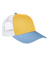 Authentic Pigment AP1919 Tri-Color Trucker Hat