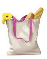 BAGedge BE010 Canvas Tote with Contrasting Handles