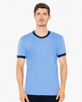 American Apparel BB410W UNISEX Poly-Cotton Short-Sleeve Ringer T-Shirt