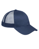 Big Accessories BX019 6 - Panel Structured Trucker Hat - Ninja Transfers