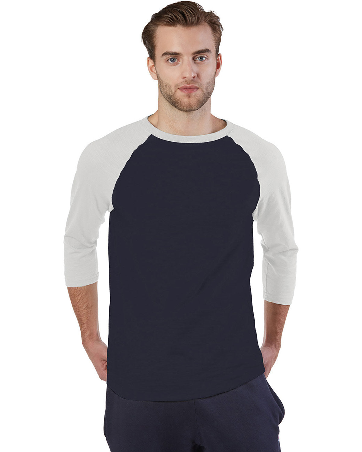 Champion CP75 Adult Ringspun Slub Baseball T-Shirt